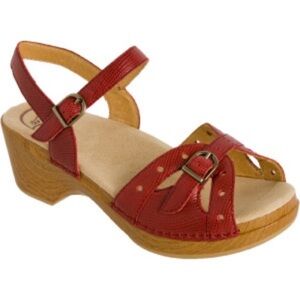 Dansko Sissy Gecko Buckle Clog Sandals Sz 40 9.5/10